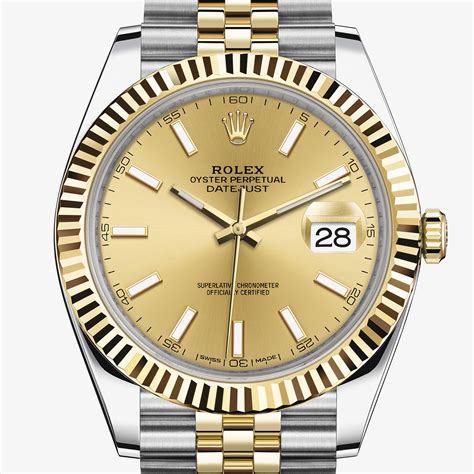 rolex datejust 41 acciaio e oro|orologio datejust 41.